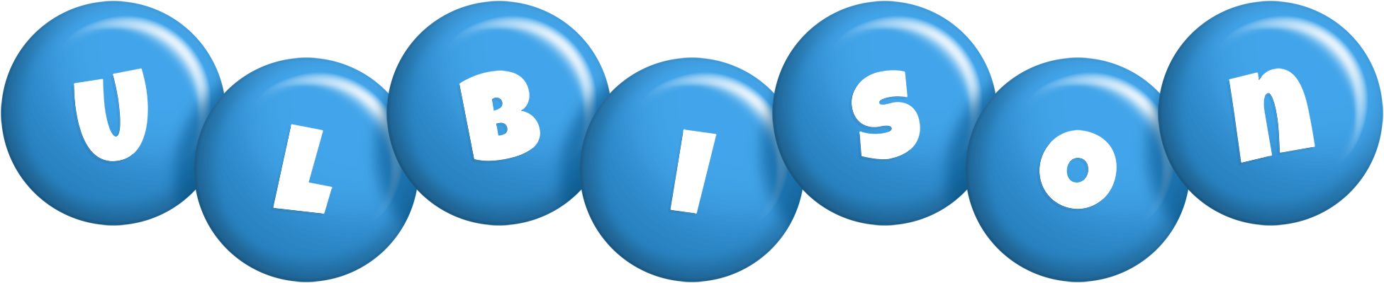 Ulbison candy-blue logo