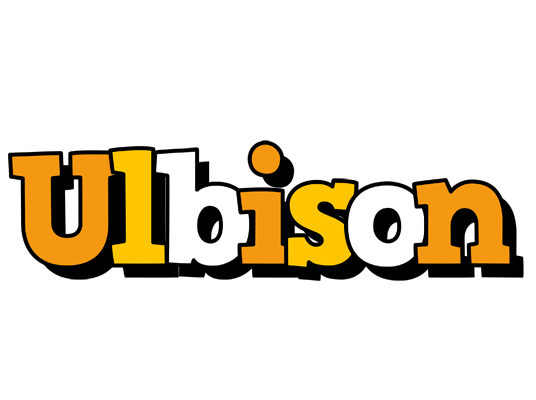 Ulbison cartoon logo