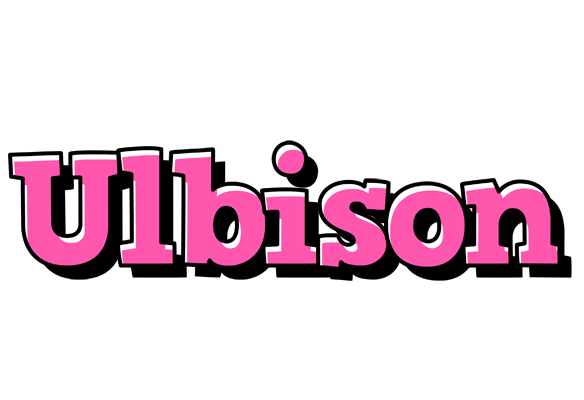 Ulbison girlish logo