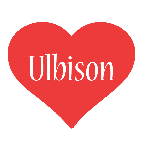 Ulbison love logo