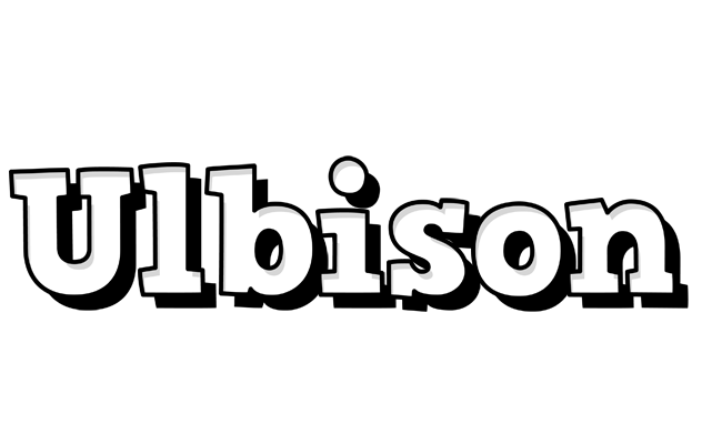 Ulbison snowing logo