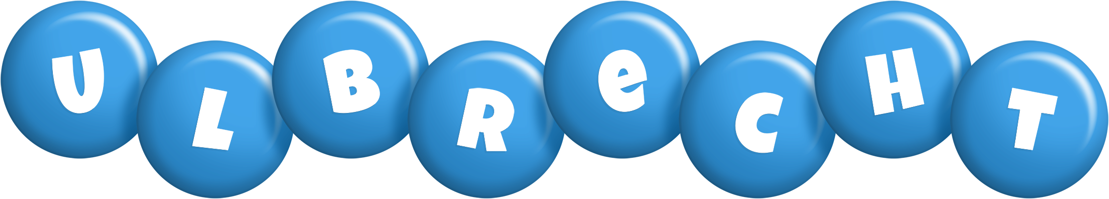 Ulbrecht candy-blue logo
