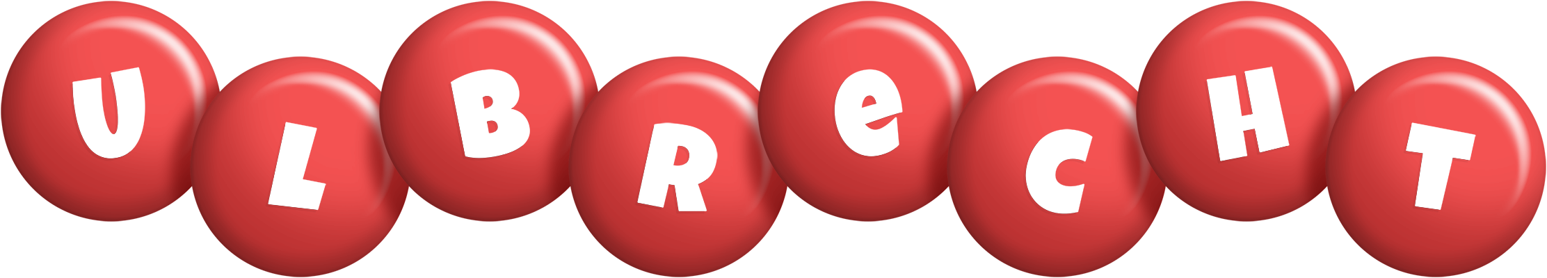Ulbrecht candy-red logo
