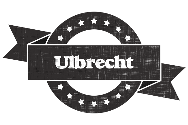 Ulbrecht grunge logo