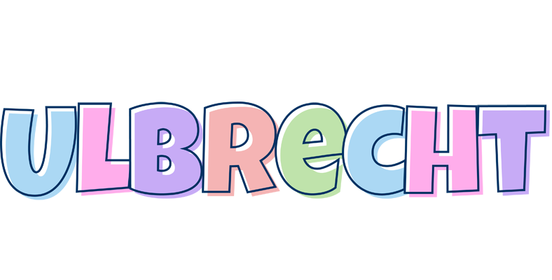 Ulbrecht pastel logo