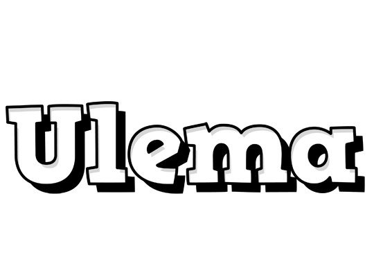 Ulema snowing logo