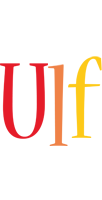 Ulf birthday logo