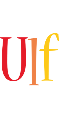 Ulf birthday logo