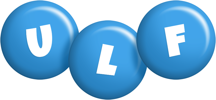 Ulf candy-blue logo
