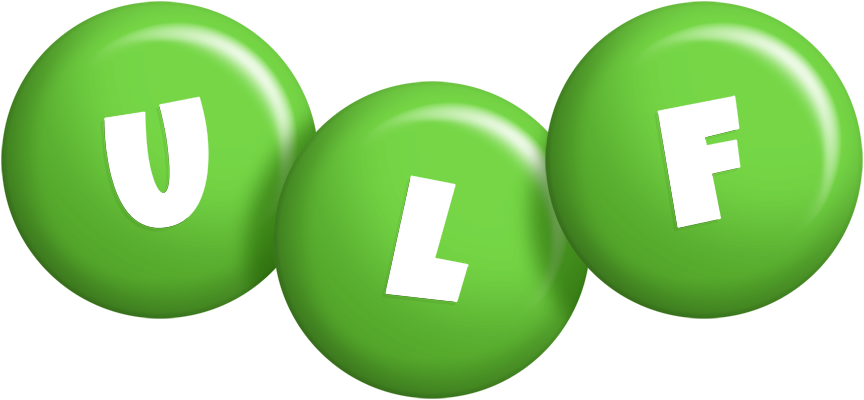 Ulf candy-green logo