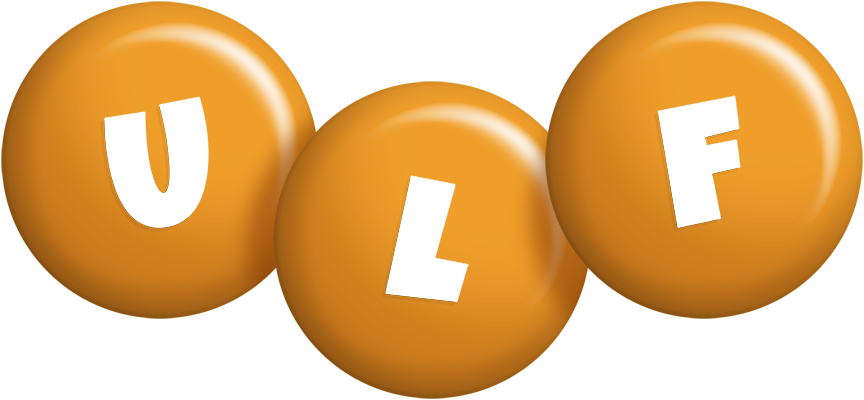 Ulf candy-orange logo