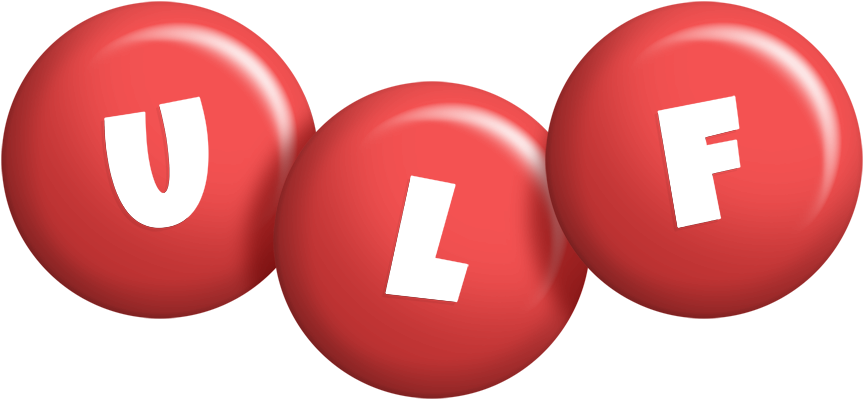 Ulf candy-red logo