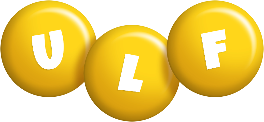 Ulf candy-yellow logo