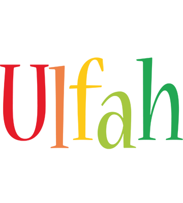 Ulfah birthday logo