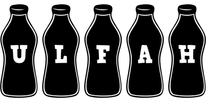 Ulfah bottle logo