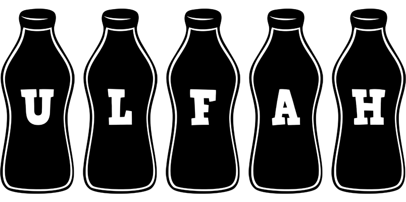 Ulfah bottle logo