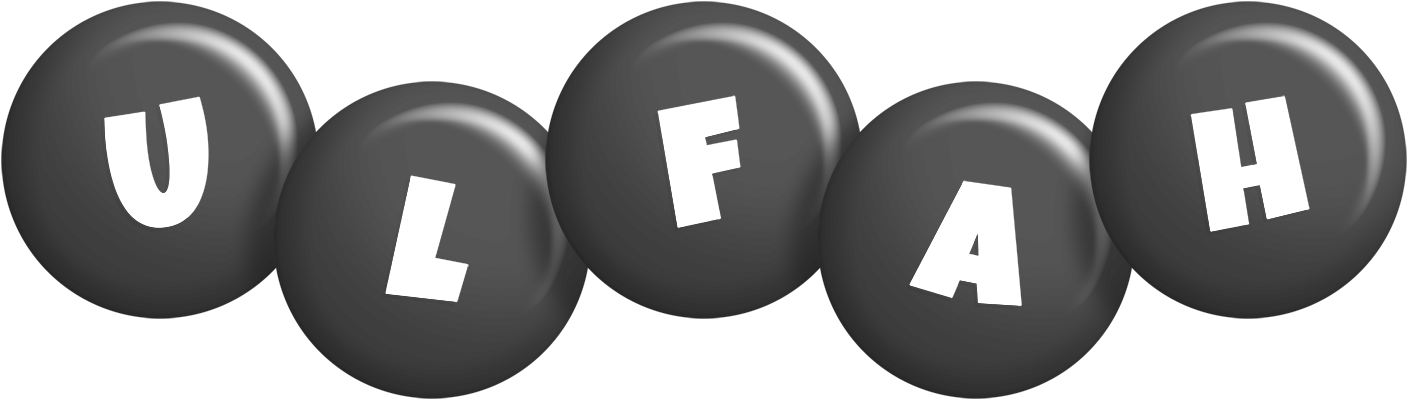 Ulfah candy-black logo