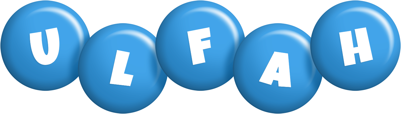 Ulfah candy-blue logo