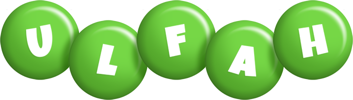 Ulfah candy-green logo