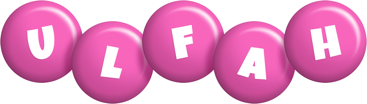 Ulfah candy-pink logo