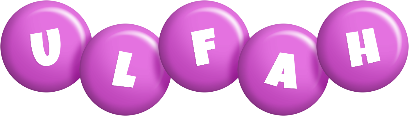 Ulfah candy-purple logo