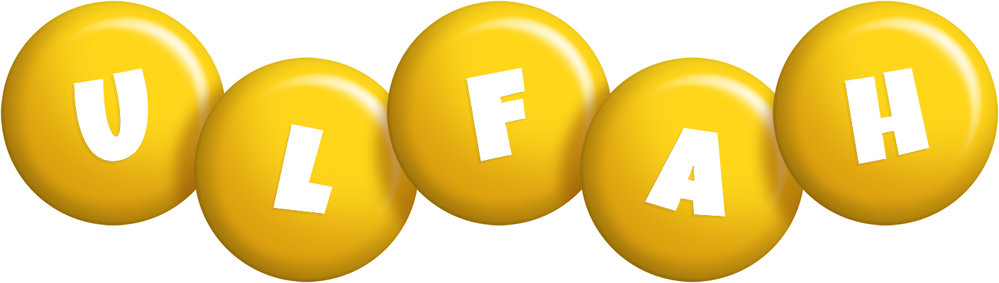 Ulfah candy-yellow logo