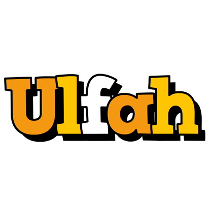 Ulfah cartoon logo
