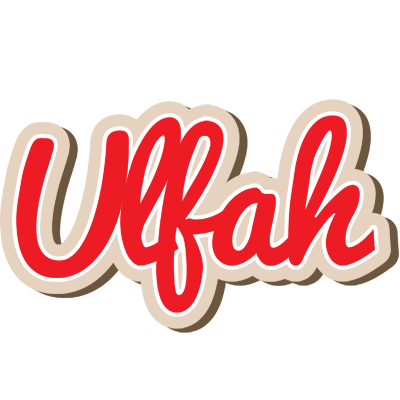 Ulfah chocolate logo