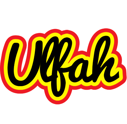 Ulfah flaming logo
