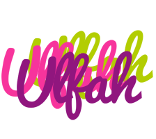 Ulfah flowers logo