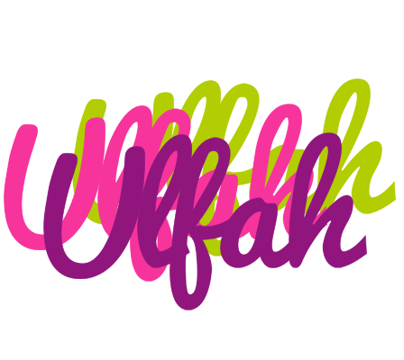 Ulfah flowers logo