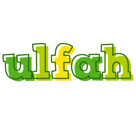 Ulfah juice logo