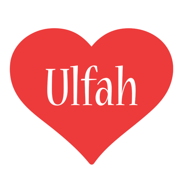 Ulfah love logo