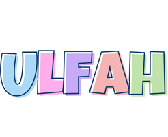 Ulfah pastel logo