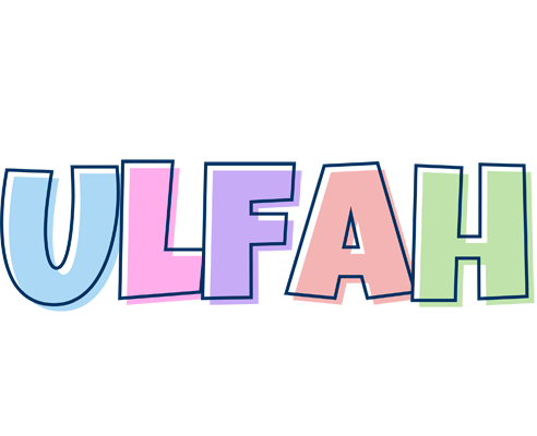 Ulfah pastel logo
