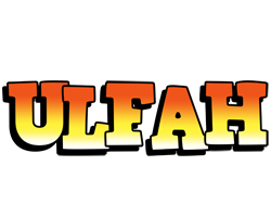 Ulfah sunset logo