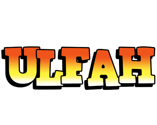 Ulfah sunset logo