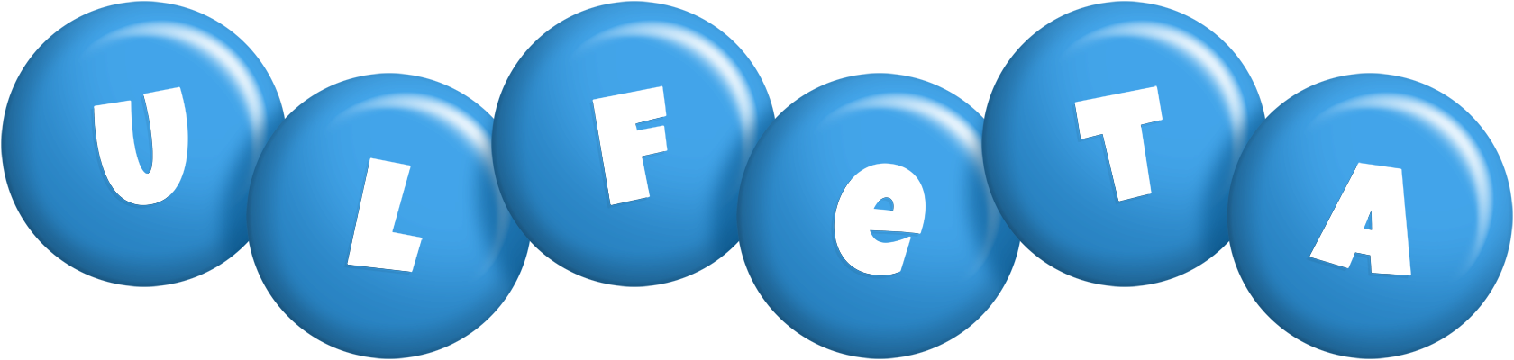 Ulfeta candy-blue logo