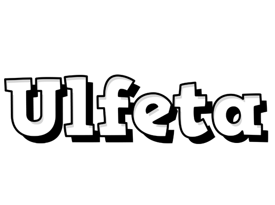 Ulfeta snowing logo