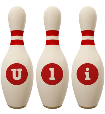 Uli bowling-pin logo