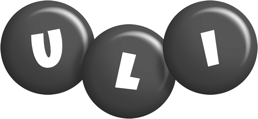 Uli candy-black logo