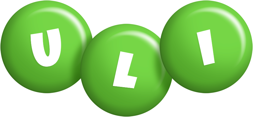 Uli candy-green logo