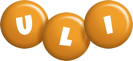 Uli candy-orange logo
