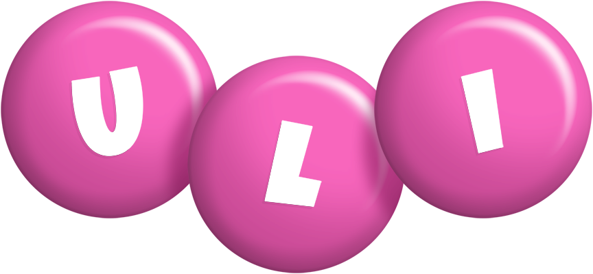 Uli candy-pink logo