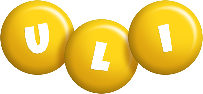 Uli candy-yellow logo