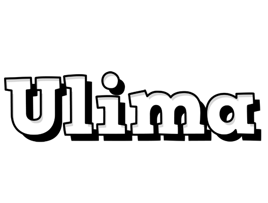 Ulima snowing logo