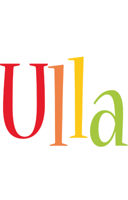 Ulla birthday logo
