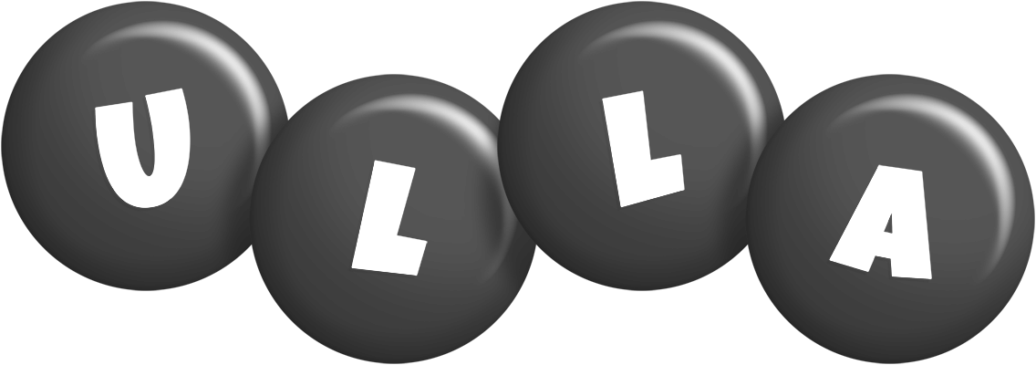 Ulla candy-black logo