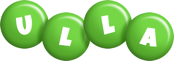 Ulla candy-green logo