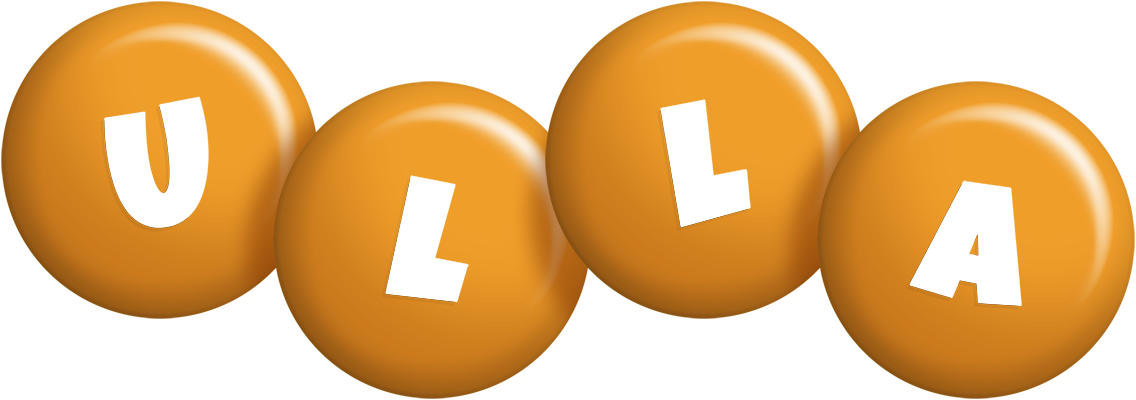 Ulla candy-orange logo